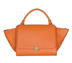 Fashion Celine Trapeze Bags Calf Leather C008 Orange