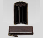 continental wallet with tassel and bamboo detail