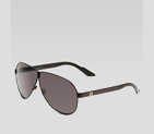 medium aviator sunglasses with G detail and signat