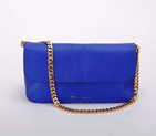 Celine Gourmette Small Bag in Ferrari Leather Royalblue 12008