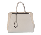 Fendi 2Jours Bag white Calfskin Leather