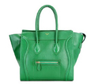 Celine Luggage Medium 1163984LBN in Original Leather Green