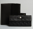 continental wallet with web bow and interlocking G detail.
