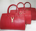 Yves Saint Laurent Cabas Chyc Bag Large 279079 Red