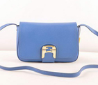 Fendi Chameleon Classic Saffiiano Leather Small Shoulder Bag 2541 Blue