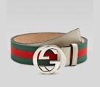 belt with interlocking G buckle