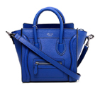 Celine Luggage Nano Bag Original Leather Blue