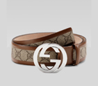belt with interlocking G buckle