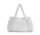Chanel Coco Cocoon Cabas Lambskin Bag 28533 White A28533