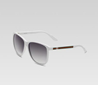 medium square frame sunglasses with G detail and s