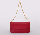Celine Gourmette Small Bag in Ferrari Leather Bordeaux