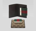 mini wallet with engraved gucci script logo