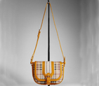 SMALL WOVEN ROPE CROSSBODY BAG