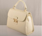 Miu Miu Tote Handbags Calf Leather 7430 Beige