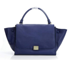 Celine Trapeze Bags Original Leather 3042 Blue