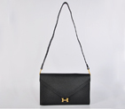 Hermes Liddy Bag clemence leather in Black with Gold hardware