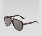 medium aviator sunglasses with G detail and signat