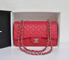 Chanel A1112 Flap Bag Original Leather Peach A1112