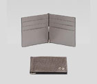 money clip wallet with guilloche interlocking G de