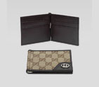 money clip wallet with interlocking G ornament