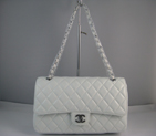 Chanel White color with Silver chain A1119WS