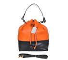 Celine Double Shoulder Bags 3385 Orange/Black 3385
