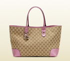 Gucci heart bit charm tote