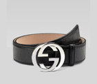 belt with interlocking G buckle