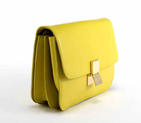 Celine Classic Box Large Flap Bag Yellow