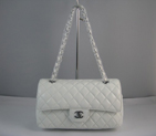 Chanel White color with Silver chain A1112WS