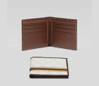 bi-fold wallet with signature web