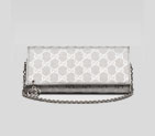 continental wallet with interlocking G charm