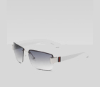 medium rimless sunglasses with gucci logo and sign