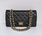 Chanel Classic Flap Bag 1113 Black Golden 1113