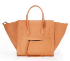 Celine Luggage Phantom Bags in Original Leather Orange