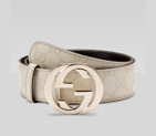 belt with interlocking G buckle