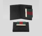 mini wallet with engraved gucci script logo