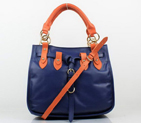 Miu Miu Drawstring Nappa Tote Bag 88013 Blue 88013
