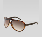 large aviator sunglasses with gucci logo on temple