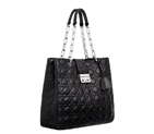 Black leather Dior New Lock bag
