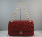 Chanel Red color with Gold chain A1119RG