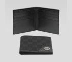 bi-fold wallet with interlocking G ornament