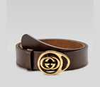 belt with interlocking G buckle
