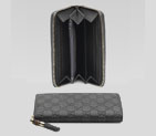 continental wallet with tassel and bamboo detail