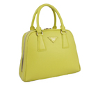Prada Saffiano Leather Small Tote Bag BL0809 Lemon