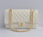 Chanel Flap Bags 1113 White 1113