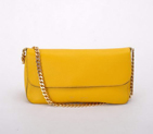 Celine Gourmette Small Bag in Ferrari Leather Yellow