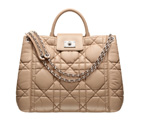 Beige leather 'Milly La Foret' shopping bag M0411PAGLM029