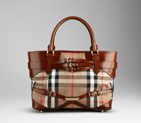 MEDIUM BRIDLE HOUSE CHECK TOTE