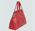 Miu Miu Tote Oil Leather Handbags 90282B Red